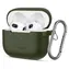 Tech-Protect Silicone Hook Case zelená / Pouzdro pro Apple AirPods 3 / Silikonové / S karabinou