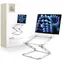 Tech-Protect ULS400 stříbrná / Stojan pro notebook / skládací / nastavitelný / do 17"