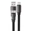 Acefast C13-05 černá / Kabel / USB-C - USB-A / 480 Mbit/s / 3 A / 0,2 m