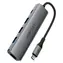 Acefast J16 šedá / Dokovací stanice / USB-C / 5v1 / HDMI 4K 60Hz / PD 90W