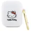 Hello Kitty 3D Kitty Head silikonové pouzdro bílá / Pouzdro / AirPods 1/2
