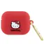 Hello Kitty 3D Kitty Head silikonové pouzdro pro AirPods Pro fuchsiová / Pouzdro pro sluchátka / Silikon / 3D motiv