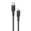 Acefast C2-01 USB-C (M) - Lightning (M) černá / Kabel / 1,2 m / 30W / MFi certifikace