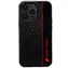 Audi Carbon Fiber Stripe Zadní Kryt pro Apple iPhone 13 Pro a 13 černá / Kryt / Karbon design / TPU