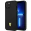 Ferrari Zadní kryt Silicone Metal Logo pro Apple iPhone 14 Plus černá / Zadní kryt / Silikon / Kovové logo