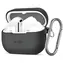 Tech-Protect Hook Case černá / Pouzdro pro sluchátka / silikon / karabina / pro Samsung Galaxy Buds 3 a 3 Pro