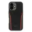 Audi Genuine Leather iPhone 16 černo-červená / Kryt / MagSafe