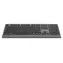 Gembird KB-MCH-06 černá / Klávesnice / multimediální / drátová / USB-C adaptér / US layout