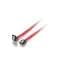 Equip SATA kabel 7-pin - 7-pin lomený červená / SATA kabel / SATA II / 3 Gbps / 0,3 m / PVC