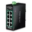 TRENDnet TI-PELC80 / Průmyslový switch / 8-port Fast Ethernet PoE+ / 200 W / DIN-Rail / IP30