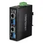 TRENDnet TI-BF22SFP / Průmyslový mediakonvertor / SFP na Gigabit PoE++ / 802.3bt / 90 W / IP30 / -40~75°C