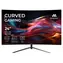 24" MISURA P23MM24DFA01 černá / Monitor / VA / prohnutý / 1920x1080 / 1ms / 4000:1 / 300cd-m2 / HDMI+DP / Repro