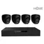 iGET HOME N85P4 / Kamerový systém / 4 kamery / 3K / 8CH / PoE / IP66 / LAN