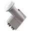Schwaiger Quad LNB šedá / LNB konvertor / 4 výstupy / Zesílení 62 dB / F konektor