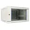 Extralink Rozvaděč nástěnný 6U 600x600 šedá / Rozvaděč / 19" / skleněné dveře / dvousekční / nosnost 30 kg