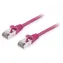 Equip S/FTP CAT6A 20m fialová / Patch kabel / RJ45-RJ45 / LSZH / PoE+