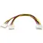 Lindy Napájecí kabel 5.25" - 2x 5.25" / Napájecí kabel / rozbočovací / 0,25 m
