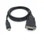 Equip 133392 černá / Adaptér / USB-C - DB9 RS232 / Prolific PL2303GT / 1,5 m