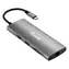 Equip Dock 9v1 USB-C / Dokovací stanice / HDMI 4K/60Hz / Gigabit Ethernet / 2x USB-A 3.2 / PD 100W / 0,25 m