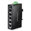 TRENDnet TI-ELC50 / Switch / 5-port 10/100 Mbps / DIN lišta / -40 až 75 °C