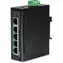 TRENDnet Průmyslový switch 5-port Fast Ethernet PoE+ / Switch / 4x PoE+ / 90 W / DIN-Rail / IP30