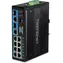TRENDnet Průmyslový switch 10-port PoE++ / Switch / Gigabit / 360 W PoE / 20 Gbit/s / IP30 DIN-Rail