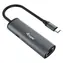 Equip USB-C - LAN adaptér černá / USB-C adaptér / Gigabit Ethernet / PD 100W / 0,15 m