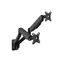 Equip černá / Nástěnný držák pro dva monitory / 17"-32" / nosnost 9 kg / VESA 75-100 mm / otočný 180°