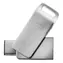 Intenso cMOBILE Line stříbrná / USB flash disk / USB-C a USB-A / 32GB / USB 3.2 Gen 1