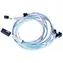 SuperMicro Kabel SFF-8087 - 4x SATA + SGPIO / Kabel SAS / zalomené konce / 50/50/60/70 cm