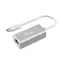 Equip stříbrná / Adaptér / USB-C - RJ45 / Gigabit Ethernet / 0,15 m