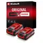 Einhell Power-X-Change Plus 18V (2x3.0 Ah) Twinpack / Akumulátor / Li-ion / bez nabíječky