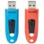 SanDisk Ultra 64 GB Twin Pack modrá / Flash disk / USB 3.0 / 2 ks / čtení až 130 MB/s