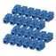 StarTech Keystone Jack CAT6 modrá / Keystone Jack / RJ-45 / Bez nářadí / PoE / 24 ks