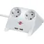 Brennenstuhl Desktop-Power bílá / Stolní USB nabíječka / 2x zásuvka 230V / 2x USB-A / 2100 mA