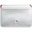 Hello Kitty PU Metal Logo pouzdro na 14" notebook stříbrné / Pouzdro na notebook / PU kůže / Kovové logo
