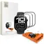 Tech-Protect Easy Set Flex+ 40mm černá / Ochranné tvrzené sklo pro Apple Watch / 3 ks v balení