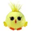 TY Klíčenka Bouncer BOUNCEY žluté kuře / 8 cm