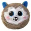 TY Klíčenka Bouncer SLUSH šedý husky / 8 cm
