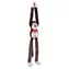 LUMPIN Plyšová opička Coffee Hug me / 70 cm / suchý zip na tlapkách, věk 0+