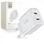 Tech-Protect C20W bílá / Nabíječka / 2x USB-C / PD 20W