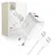 Tech-Protect C20W bílá / Síťová nabíječka / 20W / USB-C PD / USB-A QC 3.0 / kabel USB-C