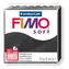 FIMO Modelovací hmota Soft černá / 57 g / Pečicí teplota 110 °C
