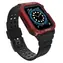 Hurtel Protect Strap pro Apple Watch 38/40/41 mm černá, červená / Řemínek / S ochranným krytem / Odolný