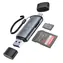 Tech-Protect UltraBoost šedá / Čtečka karet / SD, microSD / USB-C & USB-A