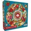 GIBSONS Kulaté puzzle Vánoční pozdravy / 500 dílků / průměr 49 cm