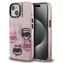 Karl Lagerfeld IML Multi K&CH Heads pro iPhone 15 Pink / Zadní kryt