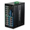 TRENDnet TI-PG262 / Průmyslový switch / 24x Gigabit / 16x PoE+ / 2x SFP / 480 W PoE / DIN-Rail