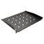 Equip 19" police černá / Police pro rack / 1U / pevná / hloubka 350 mm / nosnost 20 kg