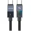 USAMS SJ777 šedá / Datový kabel / USB-C - USB-C / PD 240W / 1,2 m